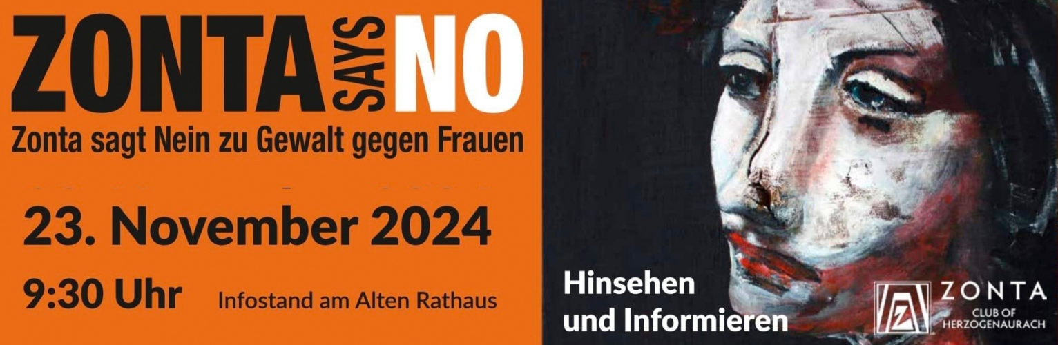 Zonta sagt „Nein“ zu physischer und digitaler Gewalt an Frauen