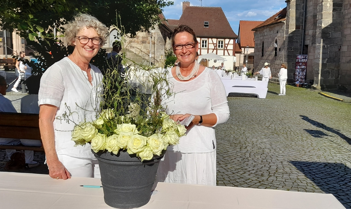 Dîner in weiß